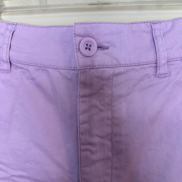 BODEN Lavender 4” High Waisted Chino Shorts Sz 4 - Picture 6 of 9